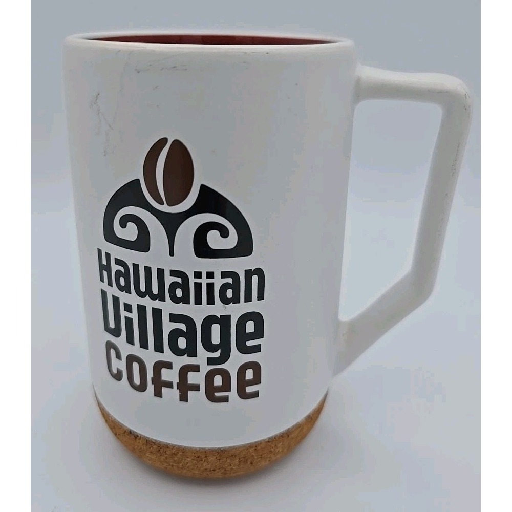 Hawaiian Village Coffee Cork Bottom Mug HVC Used - Very Nice